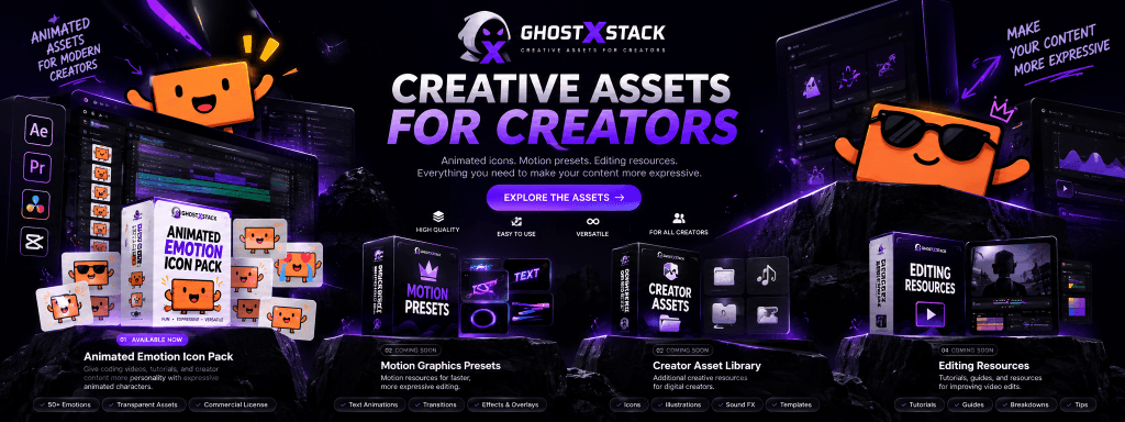 GhostXStack - Creative Assets for Creators
